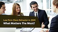 Law Firm Client Behaviour 2020