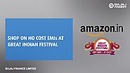 Shop at Amazon Great Indian Festival on No Cost EMI