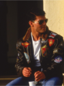 The Leather Factory | Top Gun A2 Jet Fighter Bomber Navy Air Force Pilot Leather Jacket