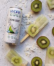 Kiwi Coconut water Pops - Hydracoco