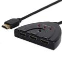 Fosmon HD1831 3-Port HDMI Switch with Pigtail Cable