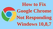 Google chrome not responding For Windows 1800-986-4764