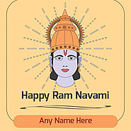 god shree ram navami picture with name
