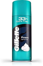 Gillette Classic Sensitive Skin Pre Shave Foam - 418 g (33% extra) » BiggBull