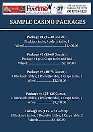 SAMPLE CASINO PACKAGES