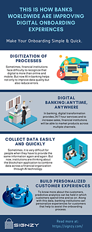 Signzy — This is how Banks Worldwide are Improving Digital...