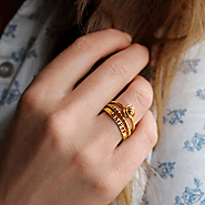Design Your Own Style‎ Gold Rings for Women and Men from Slate & Tell