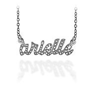 Personalized Gold or Sterling Silver Name Script Necklace for a Super Modern Look