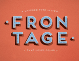 Frontage Typeface +freefont on the Behance Network