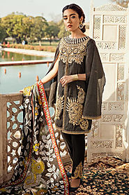 Cross Stich ‘Rani Bagh’ Luxury Lawn Collection 2019