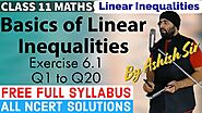 Exercise 6.1 Chapter 6 Linear Inequalities Class 11 Maths IIT JEE Mains