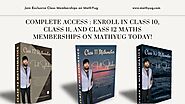 Complete Access Membership for Class 10, 11 & 12 Maths | MathYug