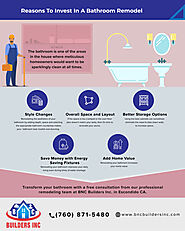 Reasons To Invest In A Bathroom Remodeling Services [Infographic]