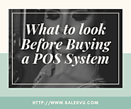 What to look Before Buying a POS System