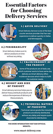 Essential Factors for Choosing Delivery Services