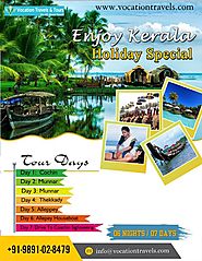 Smart Kerala Package- Book Now Amazing Places In Smart Kerala