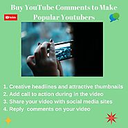 How to Buy YouTube Comments to Get More reach on YouTube Videos?