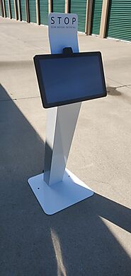 Temperature Kiosk with 22" Android AIO
