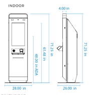 Indoor Ticket Kiosk