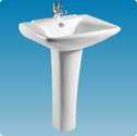 Basins With Semi Pedestals | Wash Basins With Semi Pedestals | Basin With Semi Pedestal