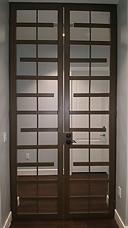 WCD #214 - Ornamental Iron Wine Cellar Doors