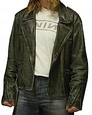 Captain Marvel Carol Danvers Biker Jacket | Brie Larson Motorcycle Leather Jacket