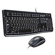 Logitech MK120 Wired Desktop Set, Keyboard/Mouse, USB, Black – ADX-Computing