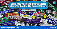 Get To Know About The Different Places Where You Can Use The Bumper Stickers | Posts by Irene Wilson | Bloglovin’