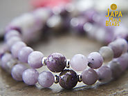 Purple buddhist beads