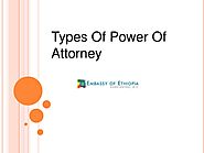 Types Of Power Of Attorney