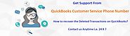 How to recover the Deleted Transactions on QuickBooks - quickbookshelp6788.over-blog.com