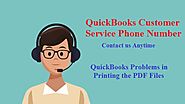 Troubleshooting of QuickBooks Problems in Printing the PDF Files – quickbooksassistance