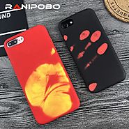 Newest Fashional Thermal Sensor Case for iphone X 7 7 Plus 6 6s Plus Thermal Heat Induction Phone Case fundas protect...