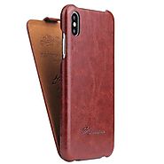 Vertical Flip Leather Cover Case for Apple iPhone X XS XR XS Max Phone Protector Fundas Coque for iphone XR