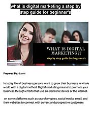 What is Digital Marketing Step by Step Guide For beginner's by coursecareerguide - Issuu