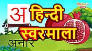 Learn Hindi Alphabet Letters | Kids Learning with pictures | हिन्दी स्वरमाला | Mother's Glory