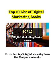 Best List of Digital Marketing Books - PDF