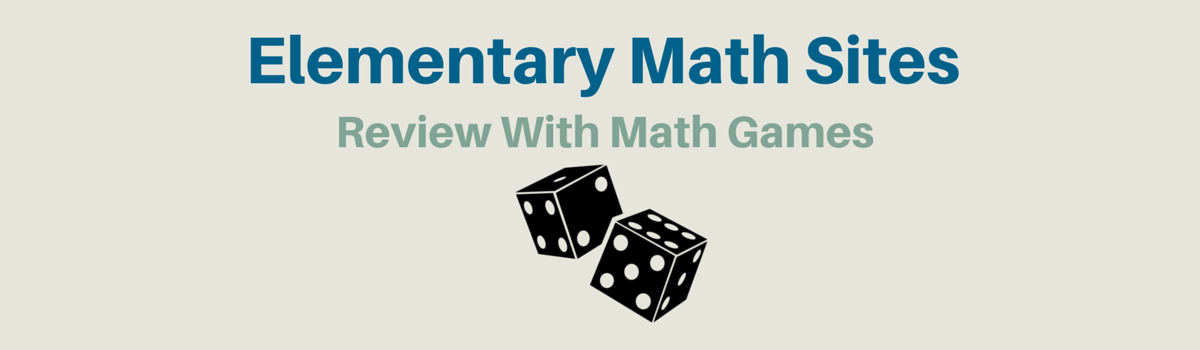 Headline for Elementary Review with Math Games
