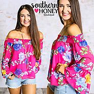 So fun and so cute! This off shoulder top is perfect for the summer!
