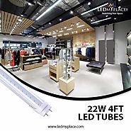 Get Beautiful Transparent T8 22W LED Tube For Your Home & Office