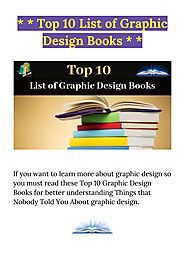 Top 10 List of Graphic Design Books - Pdf