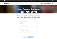 Recover Apple ID Password or Reset Apple ID Security Question