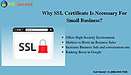 Why SSL Certificate Is Necessary For Small Business?
