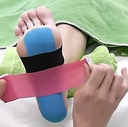 Plantar Fasciitis Taping Treatment used for pain relief