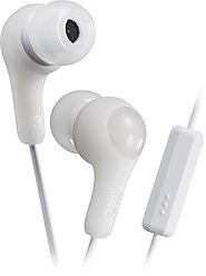 Shop Now! White Original Headphones JVC HAFX7MW In-Ear with mic