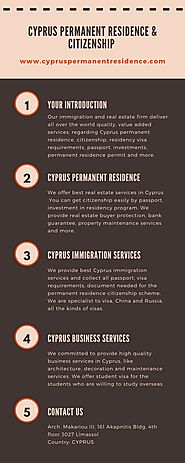 Cyprus Permanent Residence and Citizenship