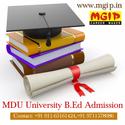 MDU University B.Ed Admission Eligibility