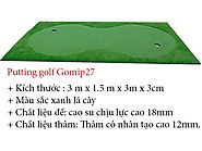 Thảm tập Putting golf Gomip27 chi phí rẻ, tin cậy cao