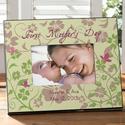 Floral First Mother's Day Personalized Photo Frame