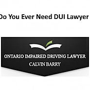 Do You Ever Need DUI Lawyer ? | Visual.ly